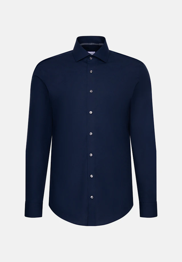 Slim Business shirt Uni in Dark Blue |  Seidensticker Onlineshop