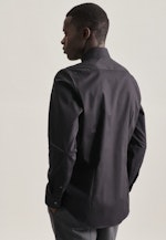 Slim Business Hemd Uni in Schwarz |  Seidensticker Onlineshop