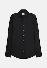 Slim Business Hemd Uni in Schwarz |  Seidensticker Onlineshop