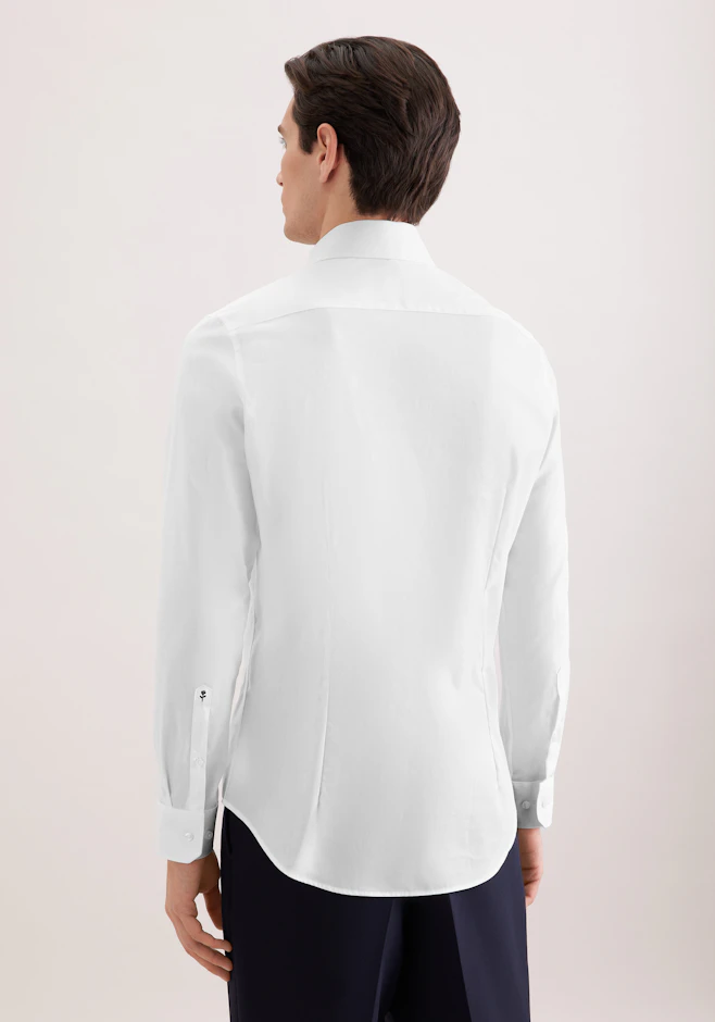 Slim Business Hemd Uni in Weiß | Seidensticker Onlineshop