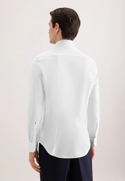 Slim Business Hemd Uni in Weiß |  Seidensticker Onlineshop