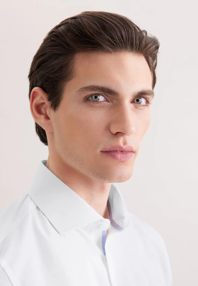 Slim Business Hemd Uni in Weiß |  Seidensticker Onlineshop