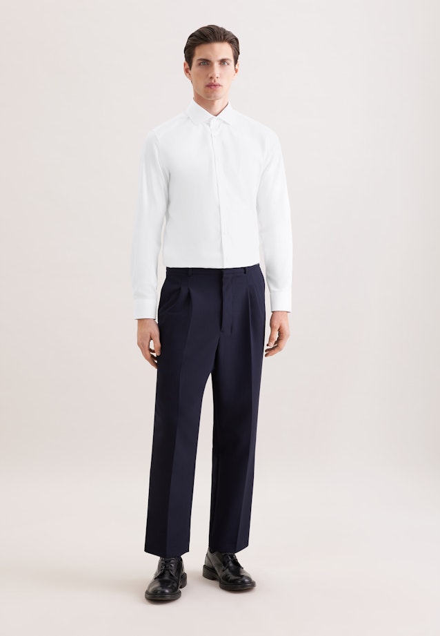 Slim Business shirt Uni in White |  Seidensticker Onlineshop