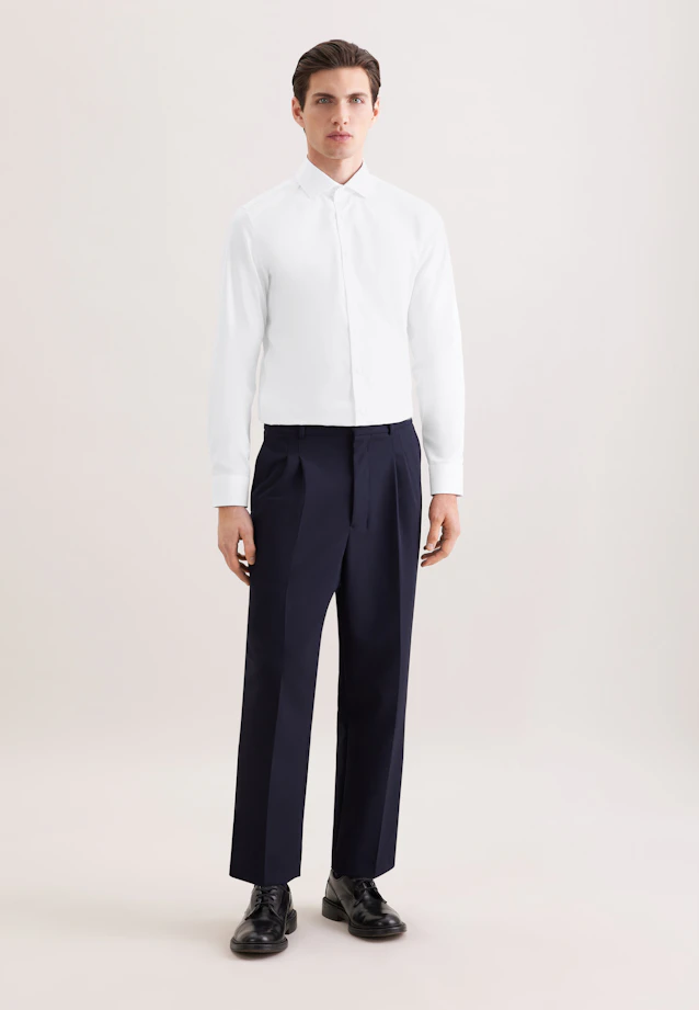 Slim Business Hemd Uni in Weiß |  Seidensticker Onlineshop