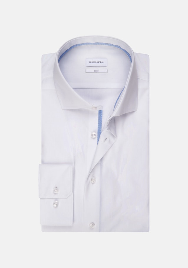 Slim Business Hemd Uni in Weiß | Seidensticker Onlineshop