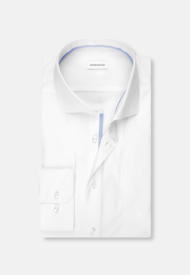 Slim Business Hemd Uni in Weiß | Seidensticker Onlineshop
