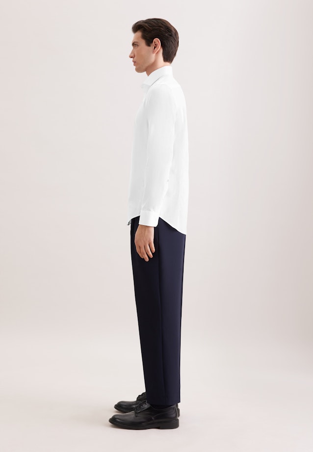 Slim Business shirt Uni in White |  Seidensticker Onlineshop
