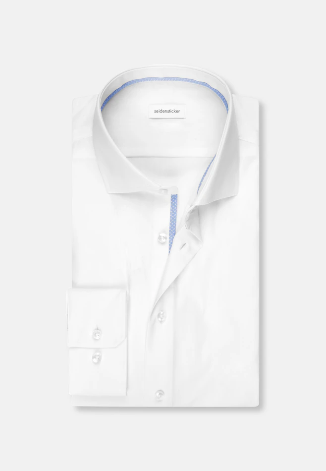 Slim Chemise d'affaires Uni dans Blanc | Boutique en ligne Seidensticker
