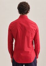 Non-iron Poplin Business Shirt in Slim with Kent-Collar in Red |  Seidensticker Onlineshop