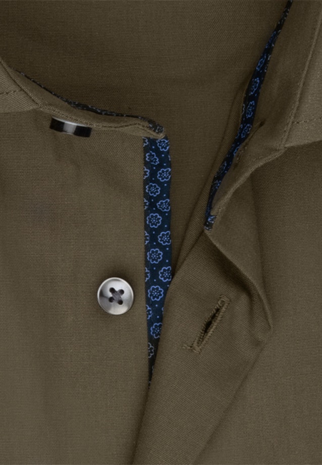 Slim Chemise d'affaires Uni in Vert |  Seidensticker Onlineshop