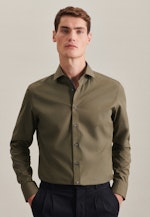 Slim Chemise d'affaires Uni in Vert |  Seidensticker Onlineshop