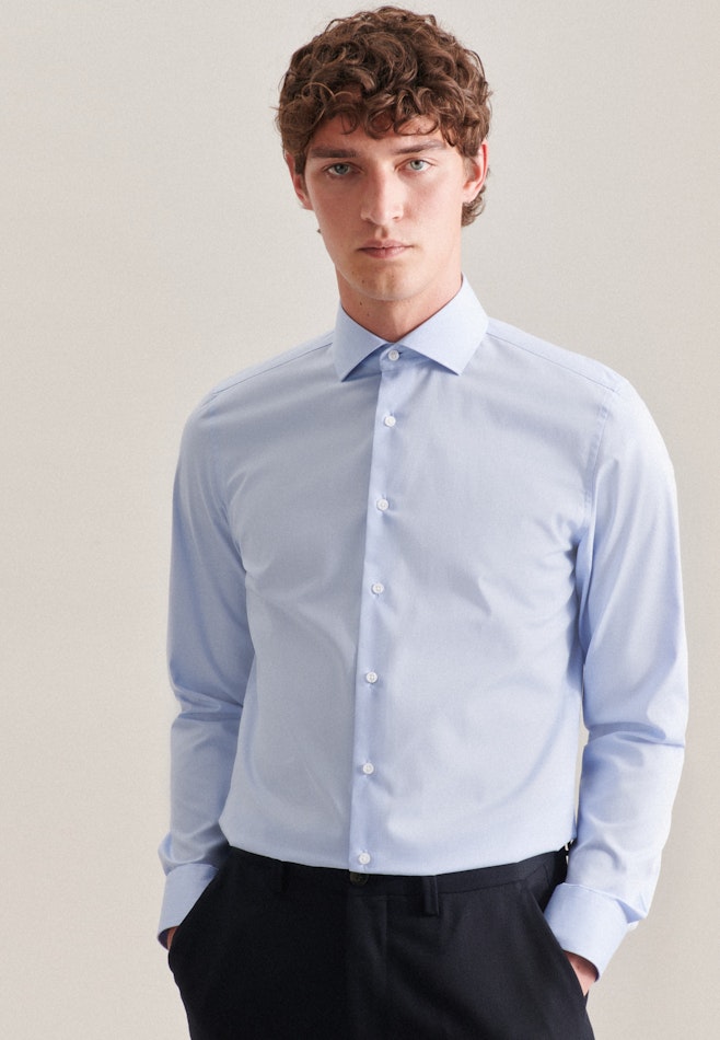 Slim Business shirt Uni in Light Blue | Seidensticker online shop