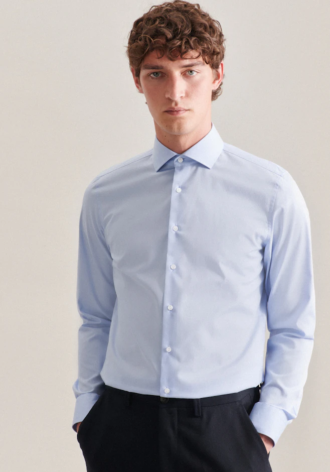 Slim Business Hemd Uni in Hellblau | Seidensticker Onlineshop