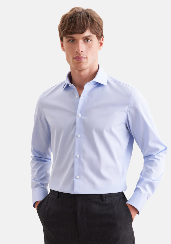 Slim Business Hemd Uni in Hellblau | Seidensticker Onlineshop