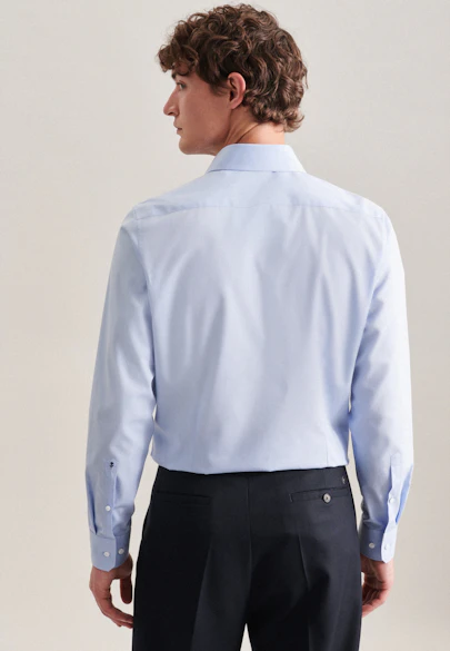 Slim Chemise d'affaires Uni in Bleu Clair |  Seidensticker Onlineshop