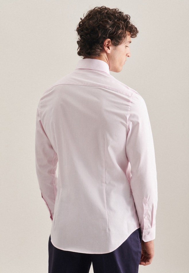 Chemise Business Slim Popeline Col Kent dans Rose Fuchsia | Boutique en ligne Seidensticker