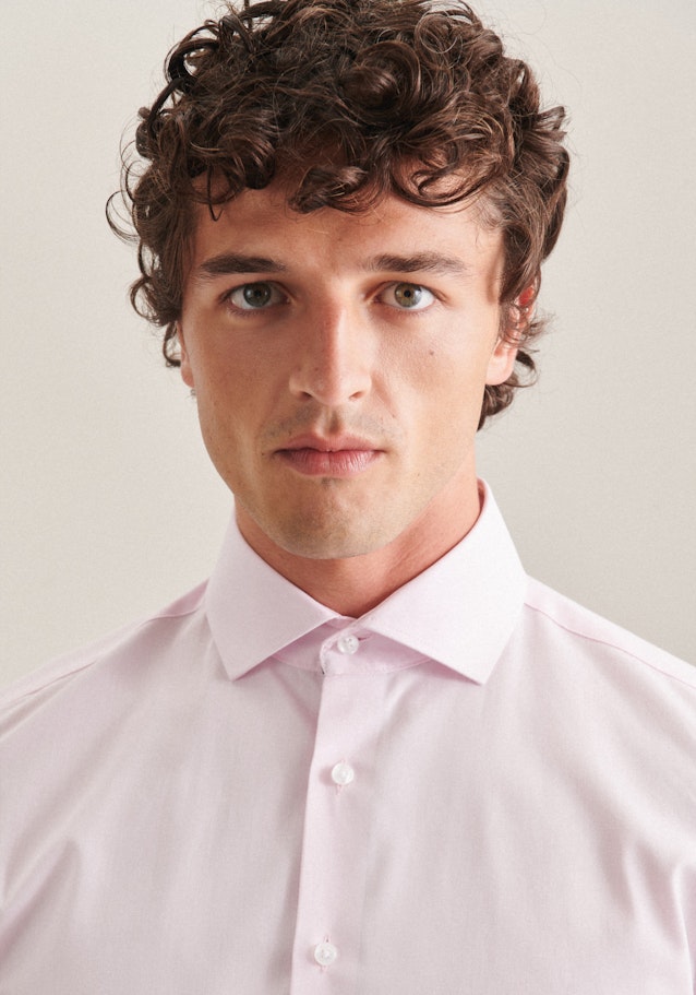 Slim Chemise d'affaires Uni in Rose Fuchsia | Seidensticker Onlineshop