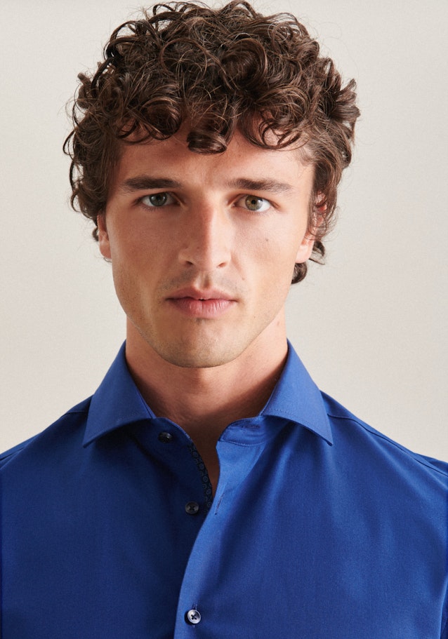 Slim Chemise d'affaires Uni in Bleu Foncé | Seidensticker Onlineshop