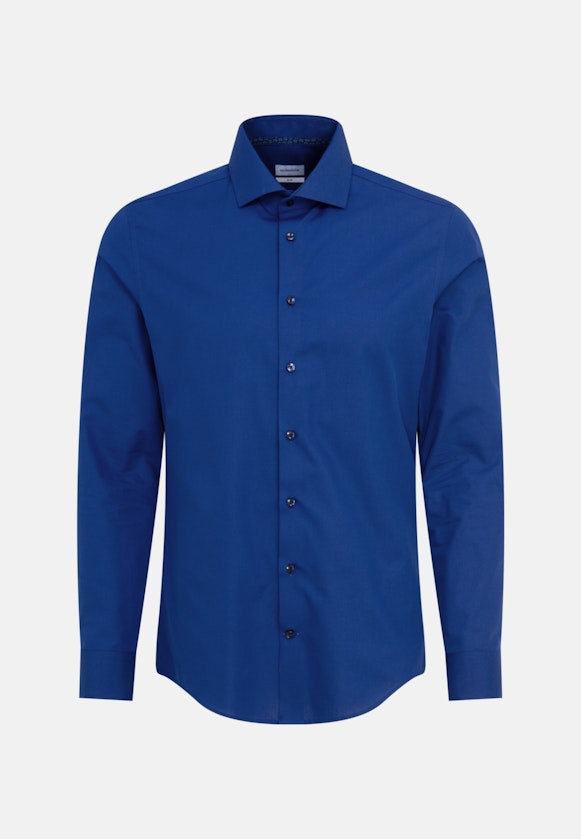 Slim Business Hemd Uni in Dunkelblau |  Seidensticker Onlineshop