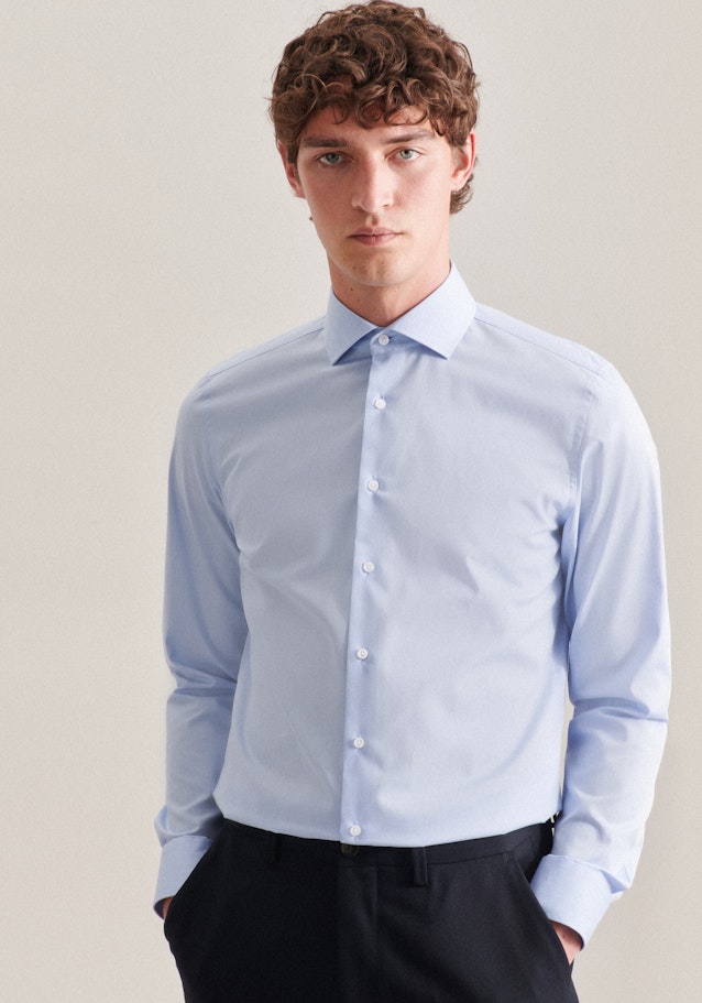 Slim Chemise Business Uni in Bleu Clair | Seidensticker Onlineshop