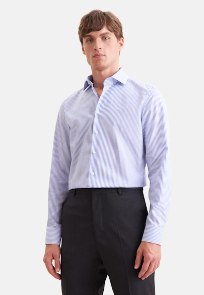 Slim Business shirt Stripes in Light Blue |  Seidensticker Onlineshop