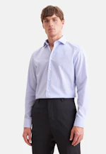 Slim Business Hemd Gestreift in Mittelblau |  Seidensticker Onlineshop