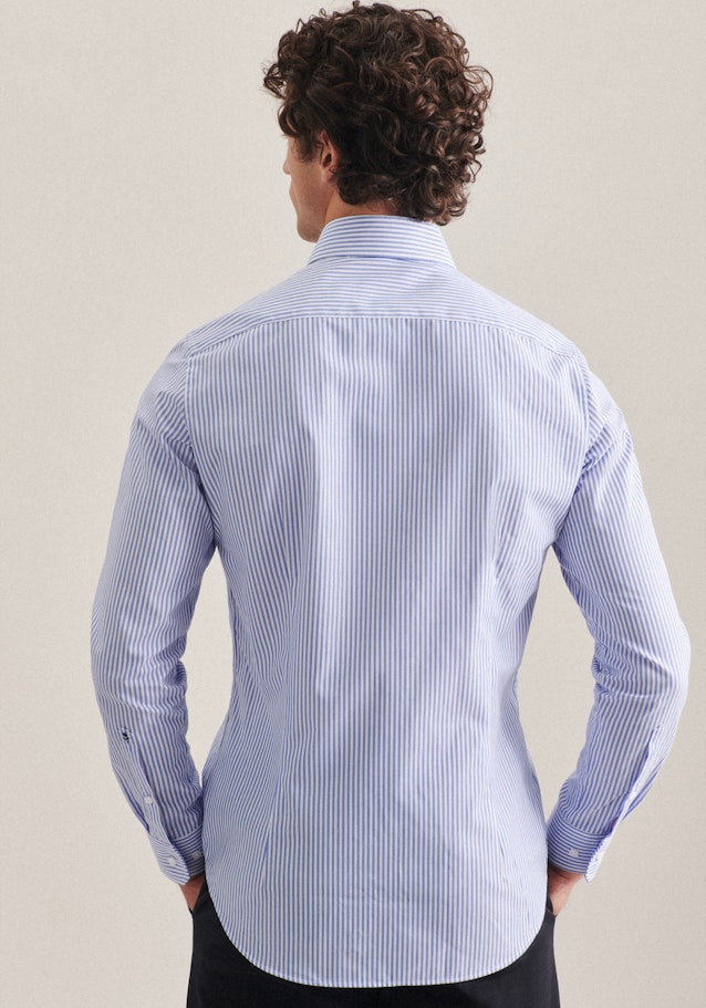 Slim Business shirt Stripes in Light Blue | Seidensticker Onlineshop
