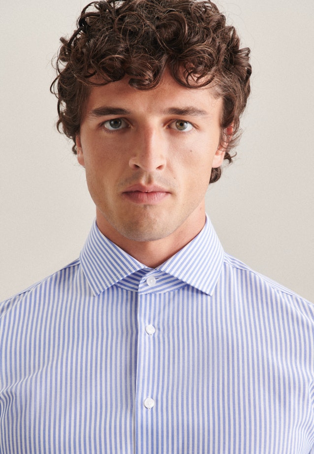 Slim Business shirt Stripes in Light Blue |  Seidensticker Onlineshop