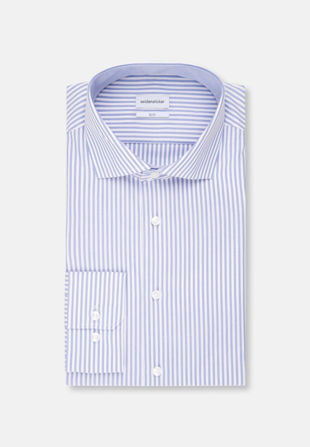 Slim Business shirt Stripes in Light Blue |  Seidensticker Onlineshop