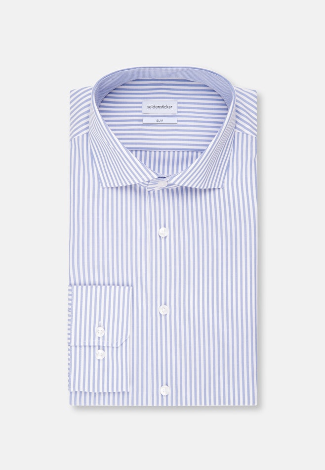 Slim Business shirt Stripes in Light Blue | Seidensticker online shop