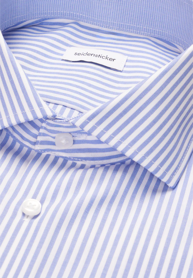 Slim Business shirt Stripes in Light Blue | Seidensticker online shop