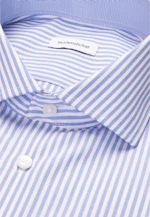 Slim Business Hemd Gestreift in Mittelblau |  Seidensticker Onlineshop