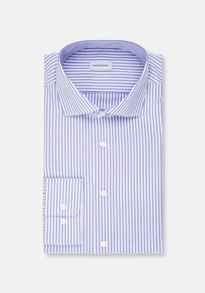 Slim Business shirt Stripes in Light Blue | Seidensticker online shop