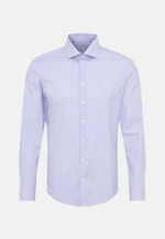 Slim Business Hemd Gestreift in Mittelblau |  Seidensticker Onlineshop