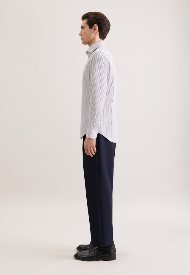 Slim Business shirt Stripes in Grey |  Seidensticker Onlineshop
