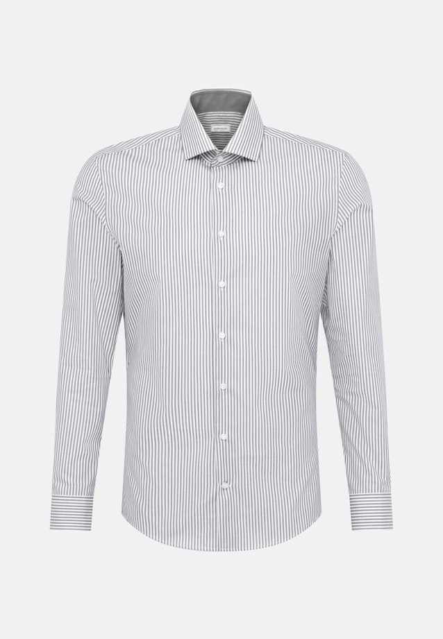 Slim Business shirt Stripes in Grey |  Seidensticker Onlineshop