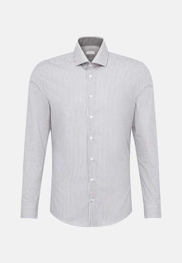 Slim Business shirt Stripes in Grey |  Seidensticker Onlineshop