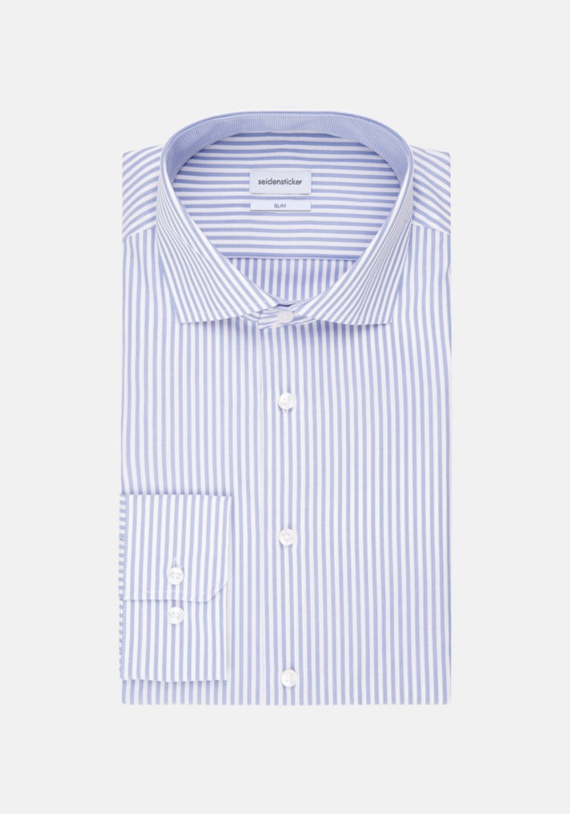 Slim Chemise Business A Rayures in Bleu Clair | Seidensticker Onlineshop