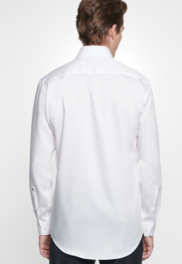 Bügelfreies Twill Business Hemd in Comfort mit Kentkragen in Weiß |  Seidensticker Onlineshop