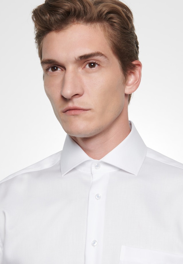 Bügelfreies Twill Business Hemd in Comfort mit Kentkragen in Weiß |  Seidensticker Onlineshop
