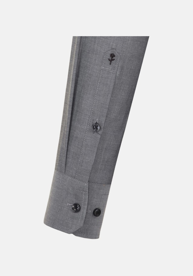 Bügelleichtes Popeline Business Hemd in X-Slim mit Kentkragen in Grau |  Seidensticker Onlineshop
