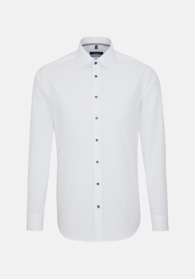 Easy-iron Poplin Business Shirt in X-Slim with Kent-Collar in White |  Seidensticker Onlineshop