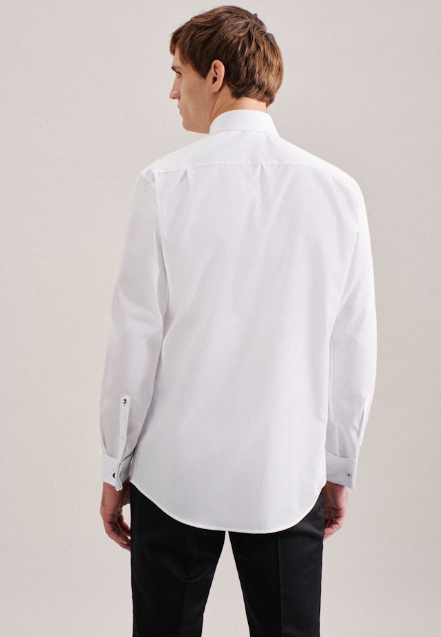 Regular Business Hemd Uni in Weiß |  Seidensticker Onlineshop