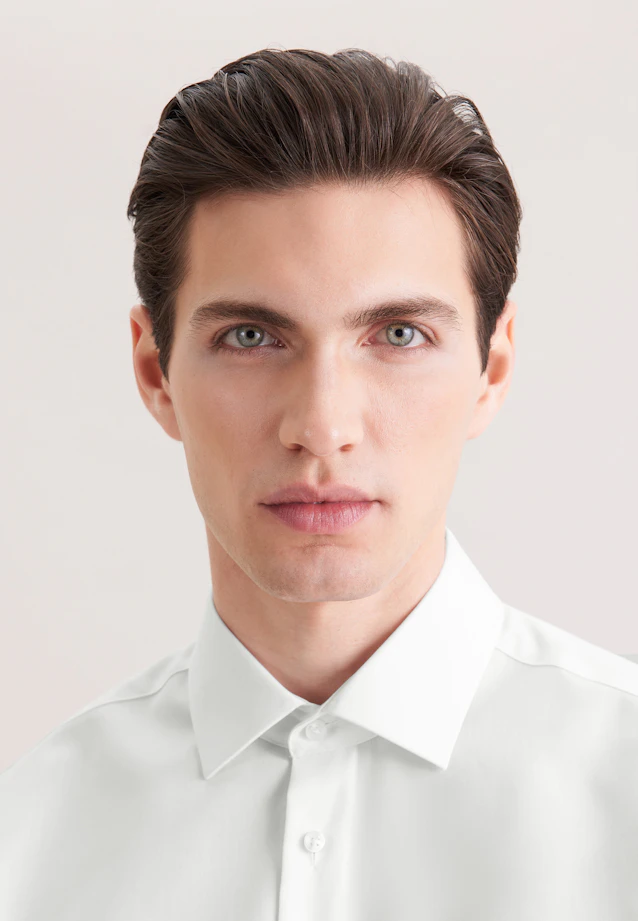 Regular Business shirt Uni in White |  Seidensticker Onlineshop