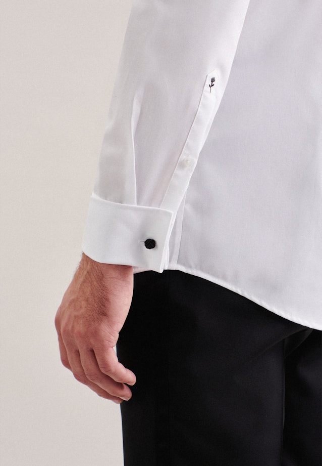 Regular Business Hemd Uni in Weiß |  Seidensticker Onlineshop