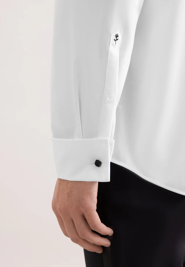 Regular Business shirt Uni in White |  Seidensticker Onlineshop
