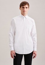 Regular Business Hemd Uni in Weiß |  Seidensticker Onlineshop