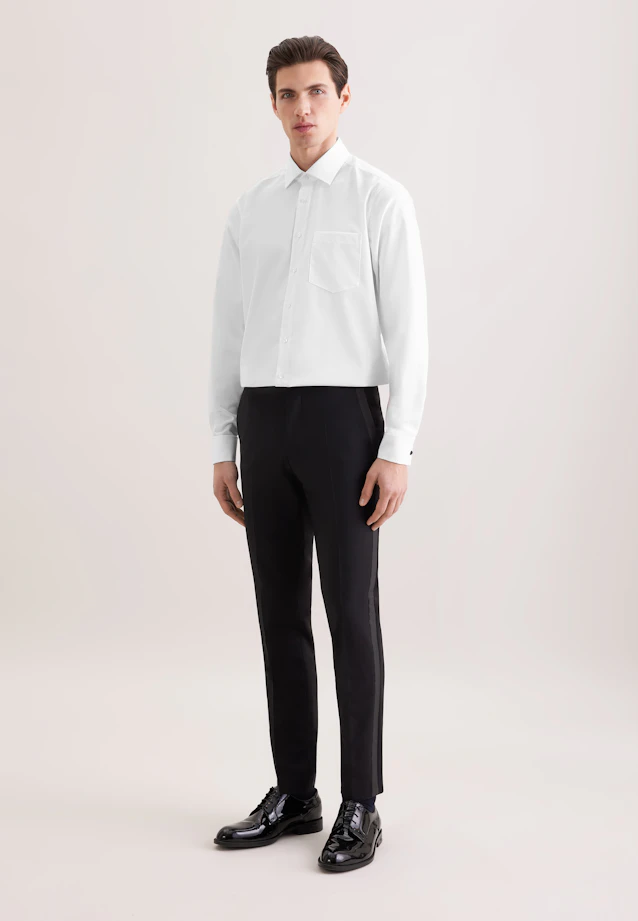 Regular Business shirt Uni in White |  Seidensticker Onlineshop