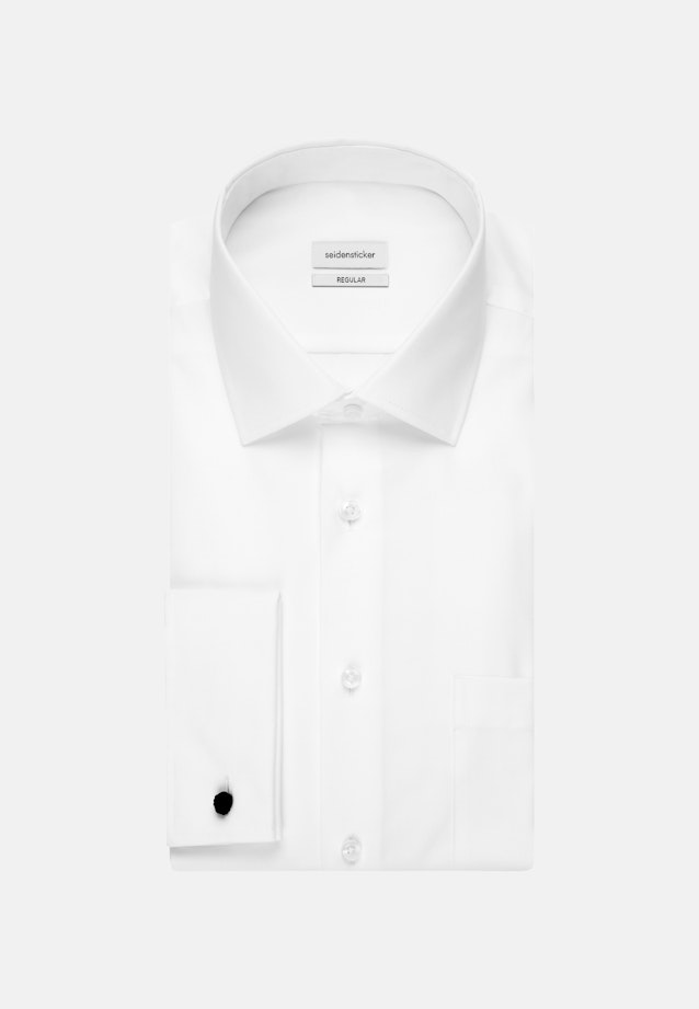Regular Business Hemd Uni in Weiß |  Seidensticker Onlineshop
