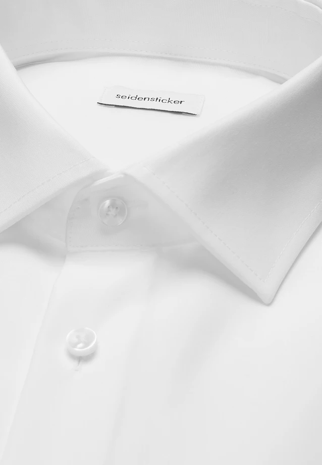 Regular Business shirt Uni in White |  Seidensticker Onlineshop